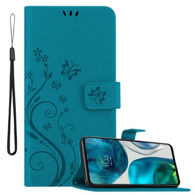 Motorola MOTO G52 4G / G82 5G Plånboksfodral Skal (Blå)