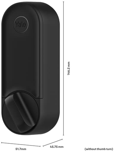 Yale Linus L2 digitalt lås (svart)