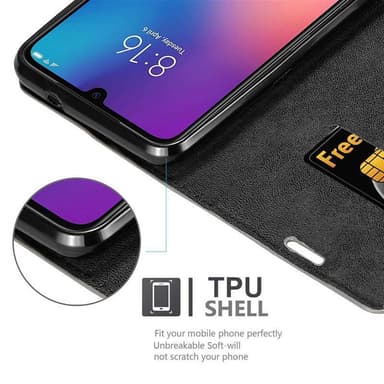 Xiaomi Mi 9 Skal Fodral Case (Brun)
