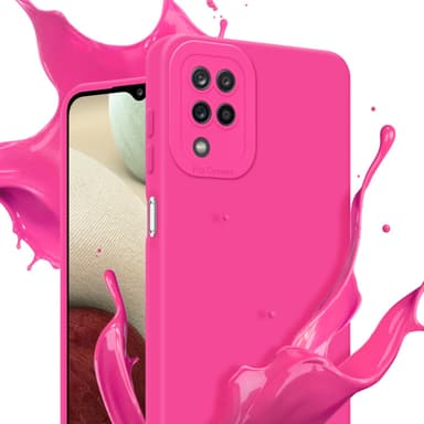 Samsung Galaxy A12 / M12 Skal Fodral Case (Rosa)