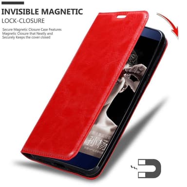 Honor V9 Skal Fodral Case (Röd)