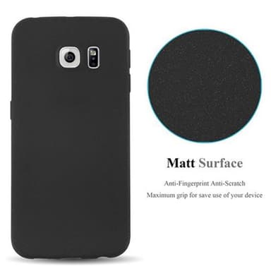 Skal Samsung Galaxy S6 EDGE Fodral Case (Svart)