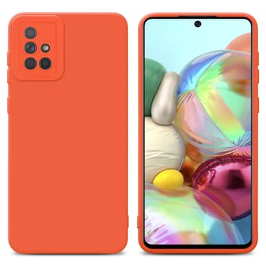 Samsung Galaxy A71 4G Skal Fodral Case (Orange)