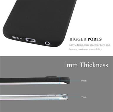 Skal Samsung Galaxy S6 EDGE Fodral Case (Svart)