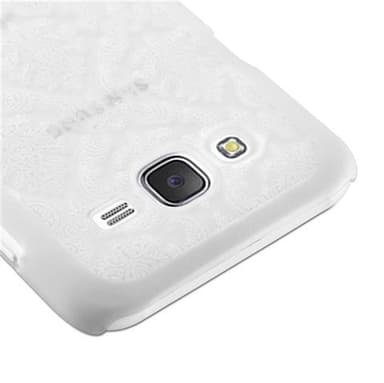 Samsung Galaxy J7 2015 Skal Fodral Case (Vit)