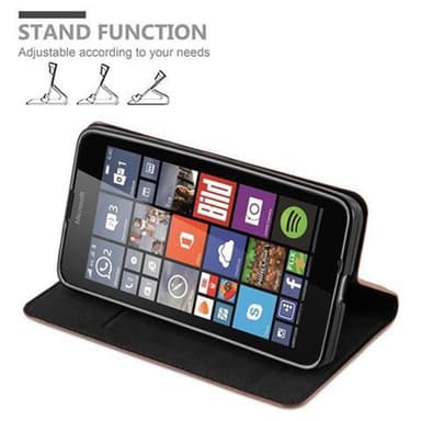 Nokia Lumia 640 Skal Fodral Case (Brun)