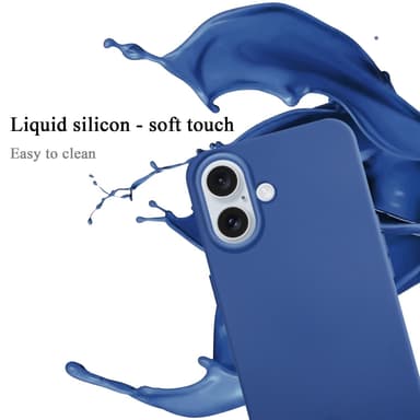 iPhone 16 PLUS Skal Fodral Case (Blå)