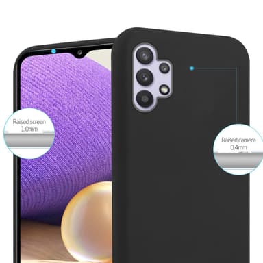 Skal Samsung Galaxy A32 5G Fodral Case (Svart)