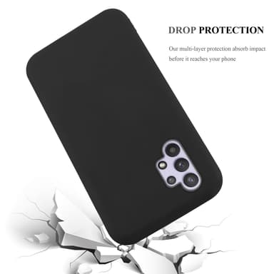 Skal Samsung Galaxy A32 5G Fodral Case (Svart)