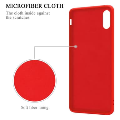 Skal iPhone X / XS Fodral Case (Röd)