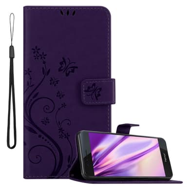 Honor 8 / 8 PREMIUM Plånboksfodral Skal (Lila)