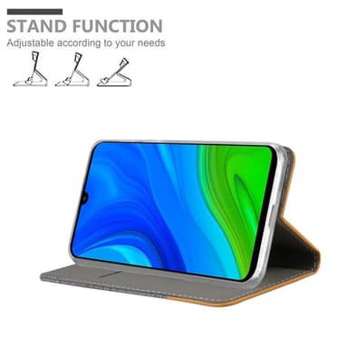Huawei P SMART 2020 Plånboksfodral Skal (Grå)