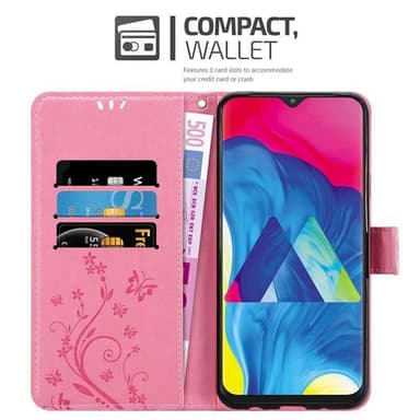 Samsung Galaxy A10 / M10 Plånboksfodral Skal (Rosa)