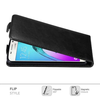 Samsung Galaxy A3 2016 Flipfodral Skal (Svart)