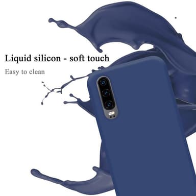 Huawei P30 Skal Fodral Case (Blå)