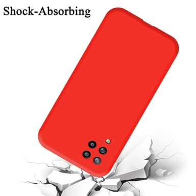 Samsung Galaxy A42 4G Skal Fodral Case (Röd)