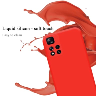 Xiaomi RedMi NOTE 11 PRO+ Skal Fodral Case (Röd)