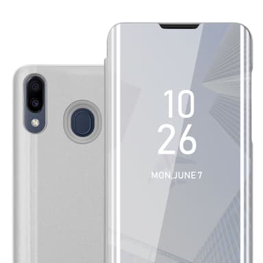 Samsung Galaxy M20 Plånboksfodral Skal (Silver)