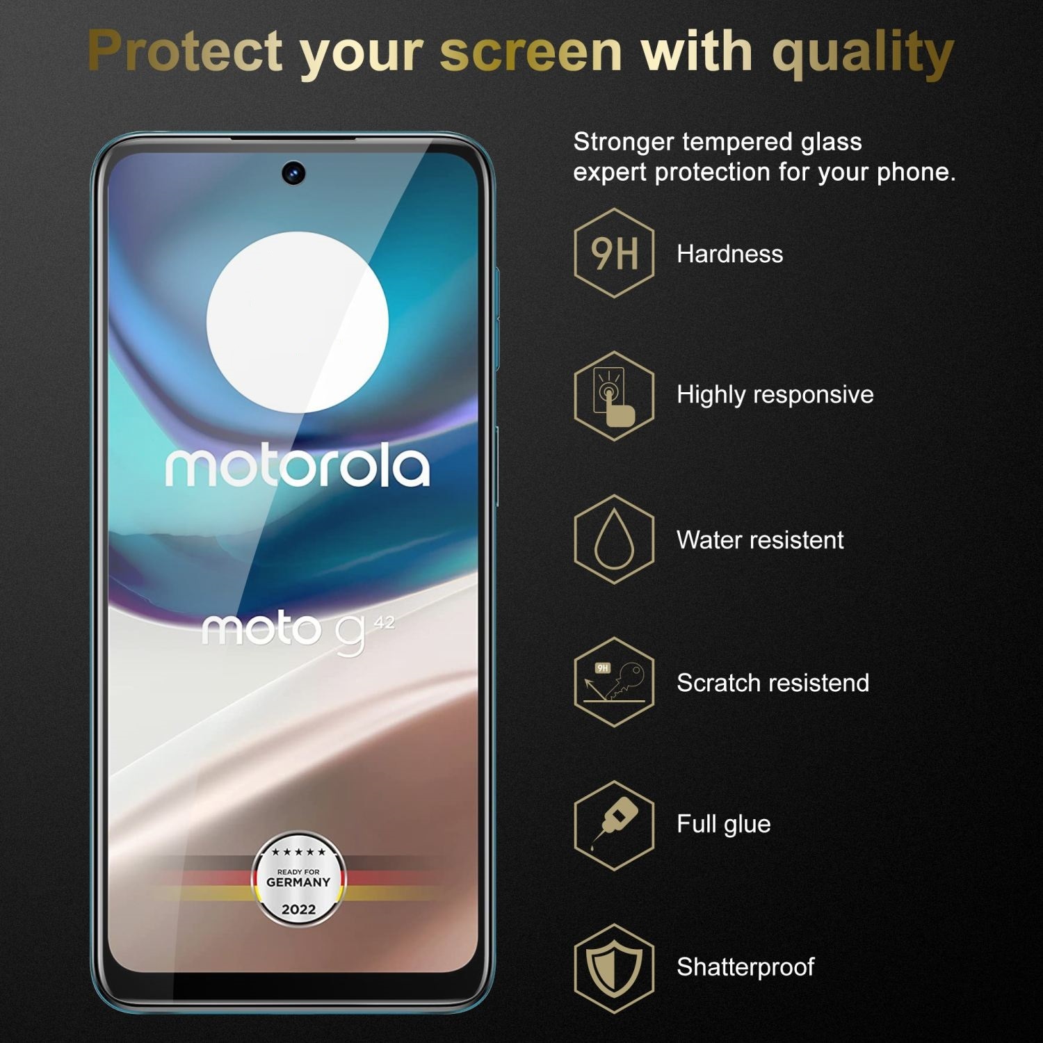 Motorola MOTO G42 Skyddsglas Skyddsfilm Skärmskydd