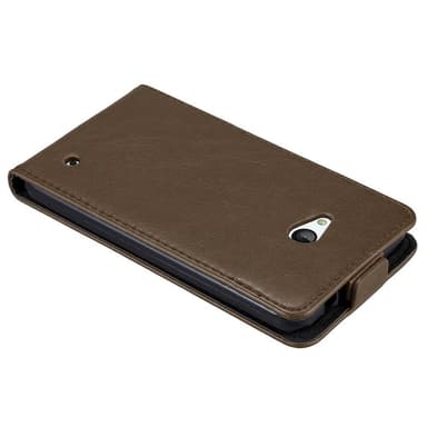 Nokia Lumia 640 Flipfodral Skal (Brun)