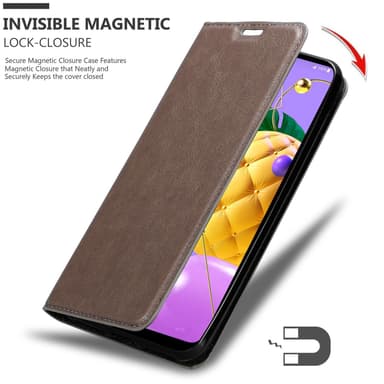 LG K52 / K62 / Q52 Skal Fodral Case (Brun)