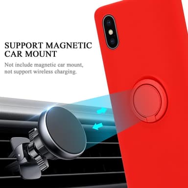 Skal iPhone X / XS Fodral Case (Röd)