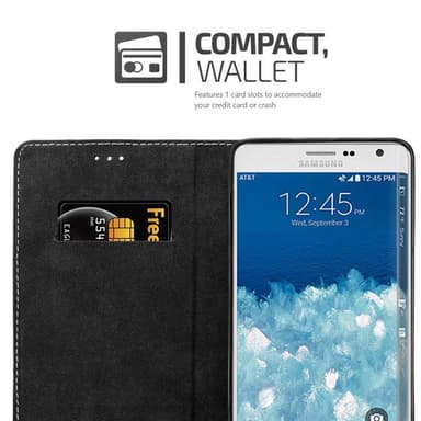 Samsung Galaxy NOTE EDGE Skal Fodral Case (Svart)