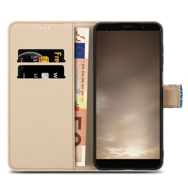 Huawei MATE 9 Plånboksfodral Skal (Blå)