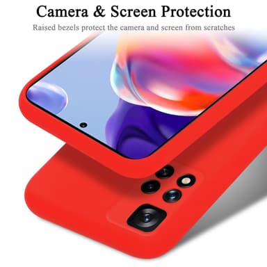 Xiaomi RedMi NOTE 11 PRO+ Skal Fodral Case (Röd)