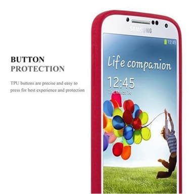 Skal Samsung Galaxy S4 Fodral Case (Röd)