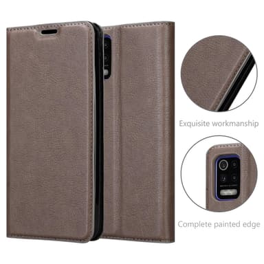 LG K52 / K62 / Q52 Skal Fodral Case (Brun)