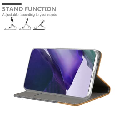 Samsung Galaxy NOTE 20 ULTRA Plånboksfodral Skal (Grå)