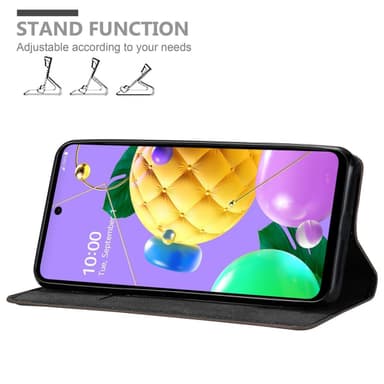LG K52 / K62 / Q52 Skal Fodral Case (Brun)