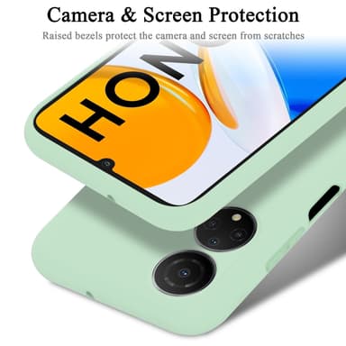 Honor X7 Skal Fodral Case (Grön)