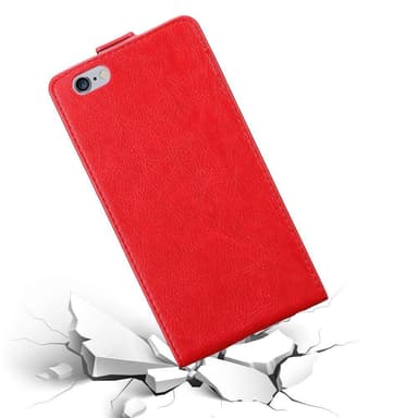 iPhone 6 PLUS / 6S PLUS Flipfodral Skal (Röd)