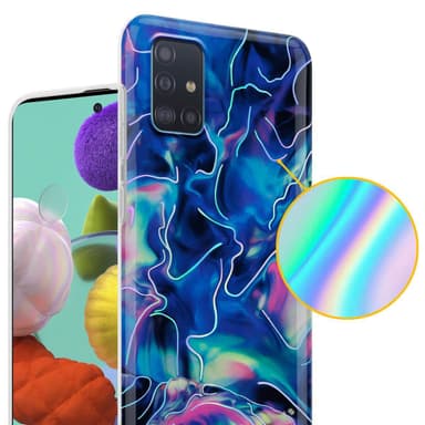 Samsung Galaxy A51 4G / M40s Plånboksfodral Skal (Blå)