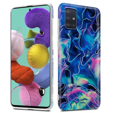 Samsung Galaxy A51 4G / M40s Plånboksfodral Skal (Blå)