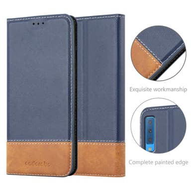 Samsung Galaxy A7 2018 Skal Fodral Case (Blå)
