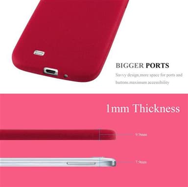 Skal Samsung Galaxy S4 Fodral Case (Röd)