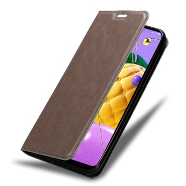 LG K52 / K62 / Q52 Skal Fodral Case (Brun)