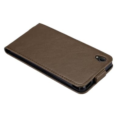 Sony Xperia M4 AQUA Flipfodral Skal (Brun)