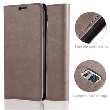 Samsung Galaxy S5 / S5 NEO Skal Fodral Case (Brun)