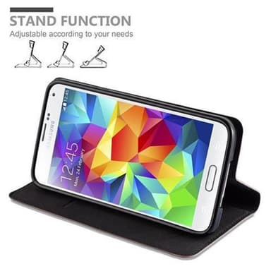Samsung Galaxy S5 / S5 NEO Skal Fodral Case (Brun)