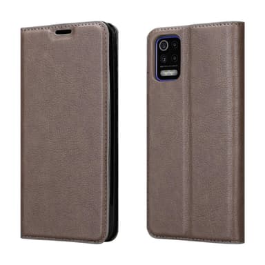 LG K52 / K62 / Q52 Skal Fodral Case (Brun)