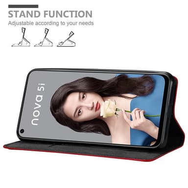 Huawei NOVA 5i / P20 LITE 2019 Skal Fodral Case (Röd)