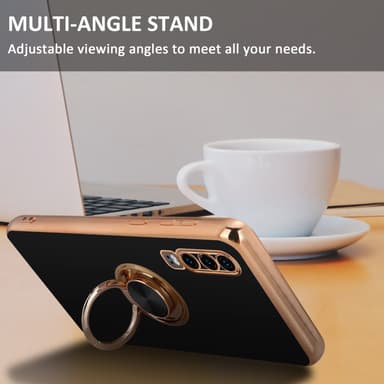Huawei P30 Skal Fodral Case (Svart)