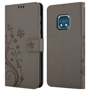 Nokia XR20 Plånboksfodral Skal (Grå)