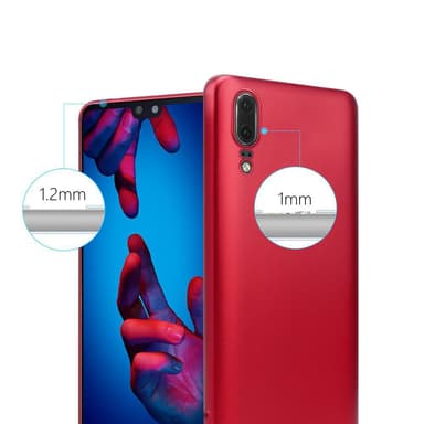 Skal Huawei P20 Fodral Case (Röd)