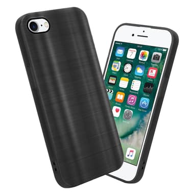 iPhone 7 / 7S / 8 / SE 2020 Skal Fodral Case (Svwart)