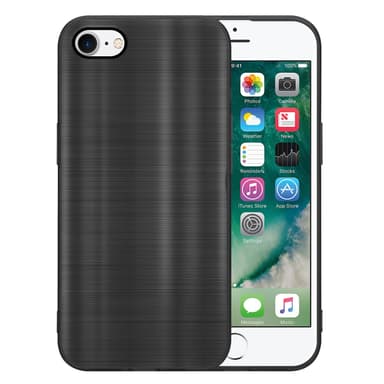iPhone 7 / 7S / 8 / SE 2020 Skal Fodral Case (Svwart)